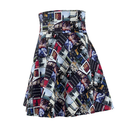 Eminem Album Art Cover Collage Women's Skater Skirt