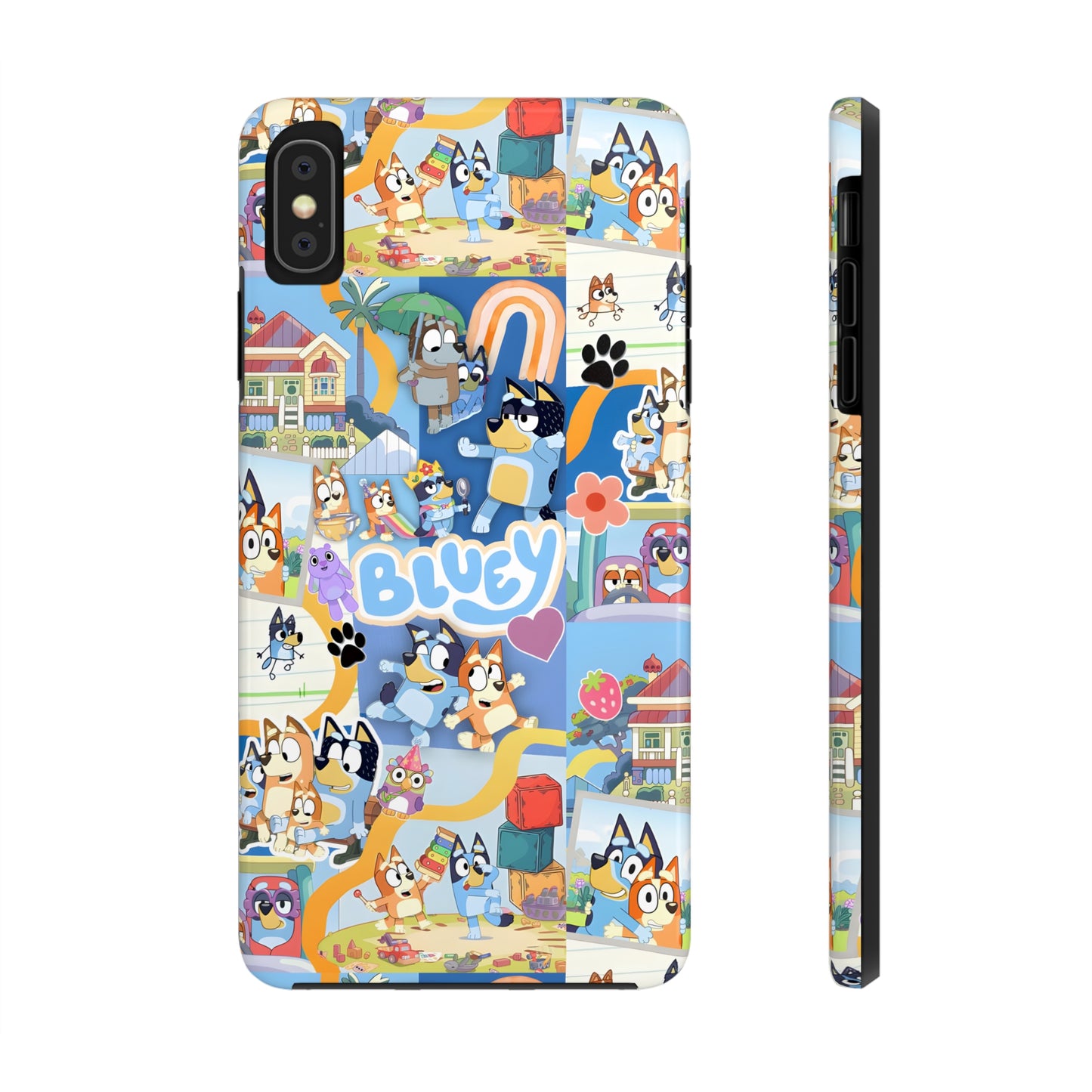 Bluey Playtime Collage Tough Phone Cases