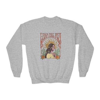 Lana Del Rey Vintage Artwork Youth Crewneck Sweatshirt