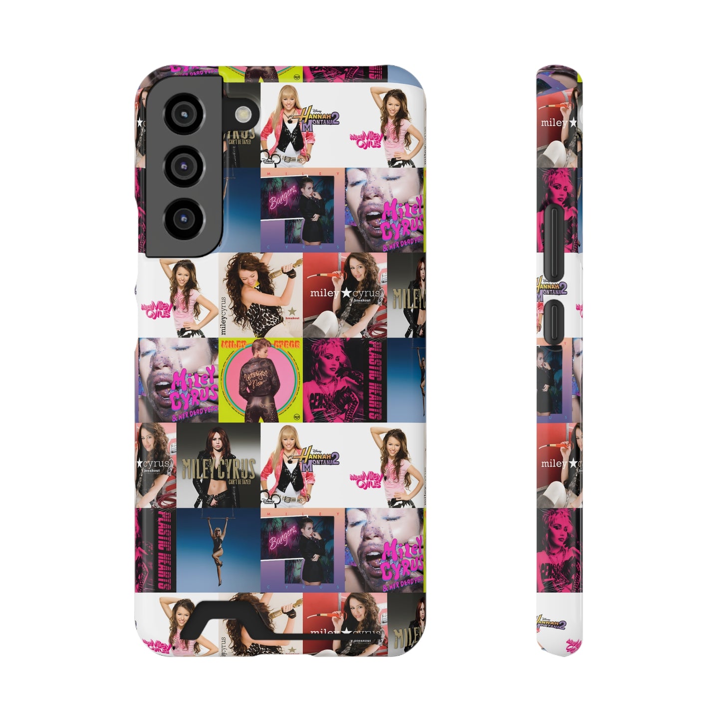 Miley Cyrus Album Cover Collage Phone Case With Card Holder