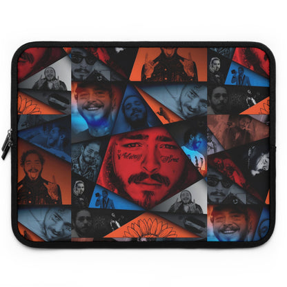 Post Malone Crystal Portaits Collage Laptop Sleeve