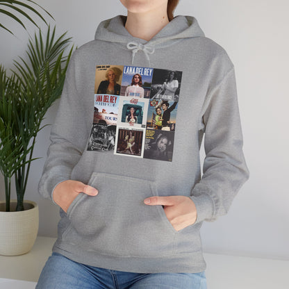 Lana Del Rey Album Cover Collage Unisex Heavy Blend Hooded Sweatshirt