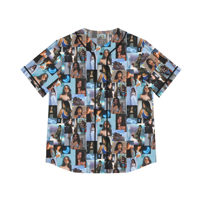 Madison Beer Mind In The Clouds Collage Women's Baseball Jersey