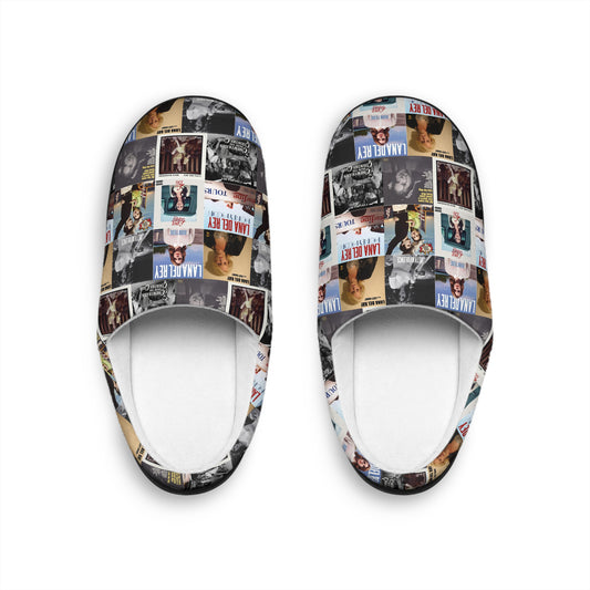 Lana Del Rey Album Cover Collage Men's Indoor Slippers