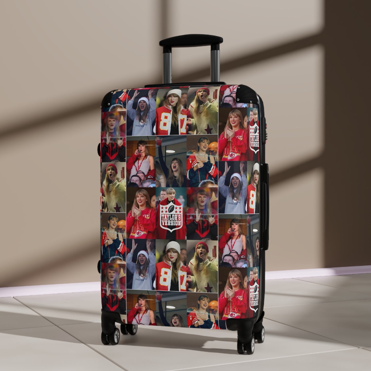 Taylor Swift Chiefs Fan Taylor's Version Suitcase