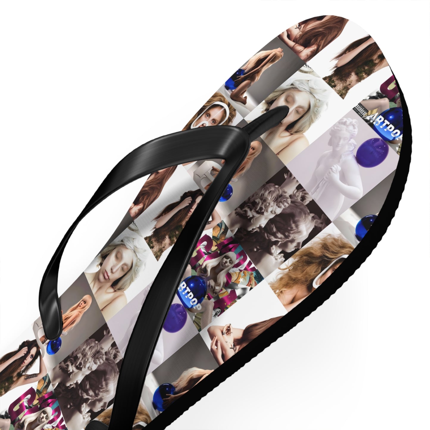 Lady Gaga ARTPOP Mosaic Flip Flops