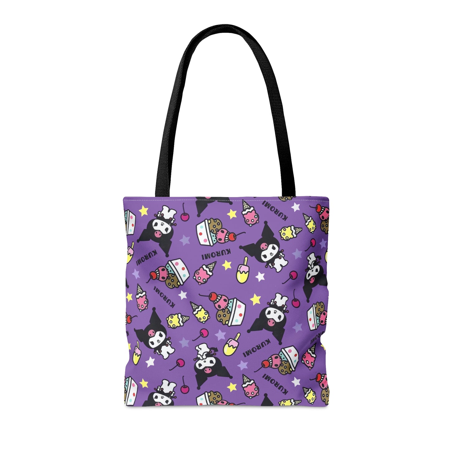 Kuromi Ice Cream Sundae Pattern Tote Bag