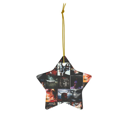 Slipknot Album Art Collage Ceramic Ornament