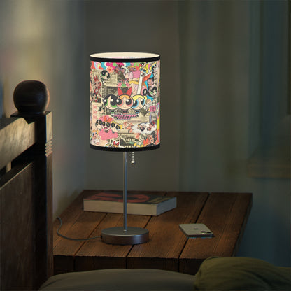 Powerpuff Girls Trio Charm Lamp on a Stand