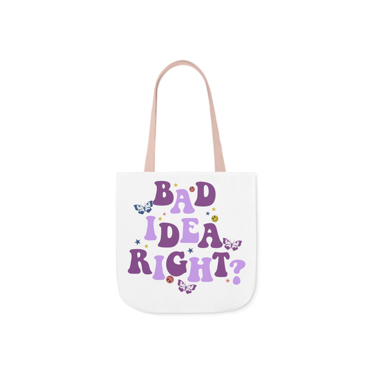 Olivia Rodrigo Bad Idea Right? Polyester Canvas Tote Bag