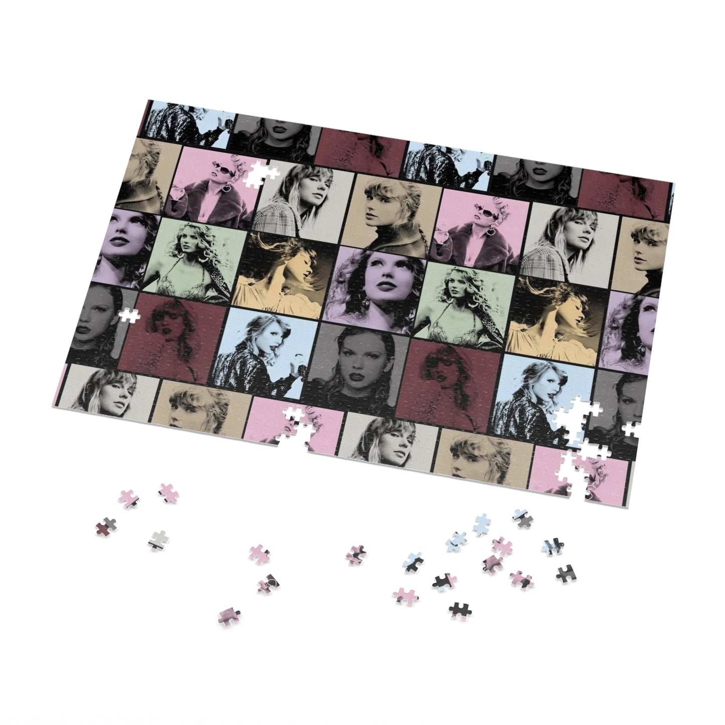 Taylor Swift Eras Collage Jigsaw Puzzle (30, 110, 252, 500, 1000-Piece)