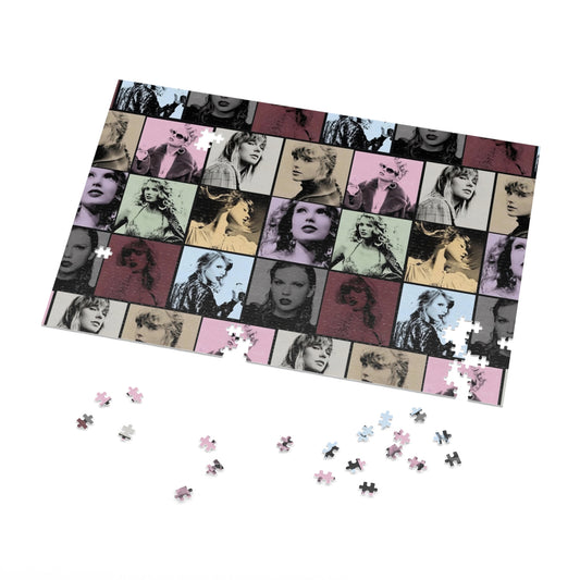 Taylor Swift Eras Collage Jigsaw Puzzle (30, 110, 252, 500, 1000-Piece)