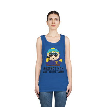 South Park Cartman Respect Mah Autheritah! Unisex Heavy Cotton Tank Top