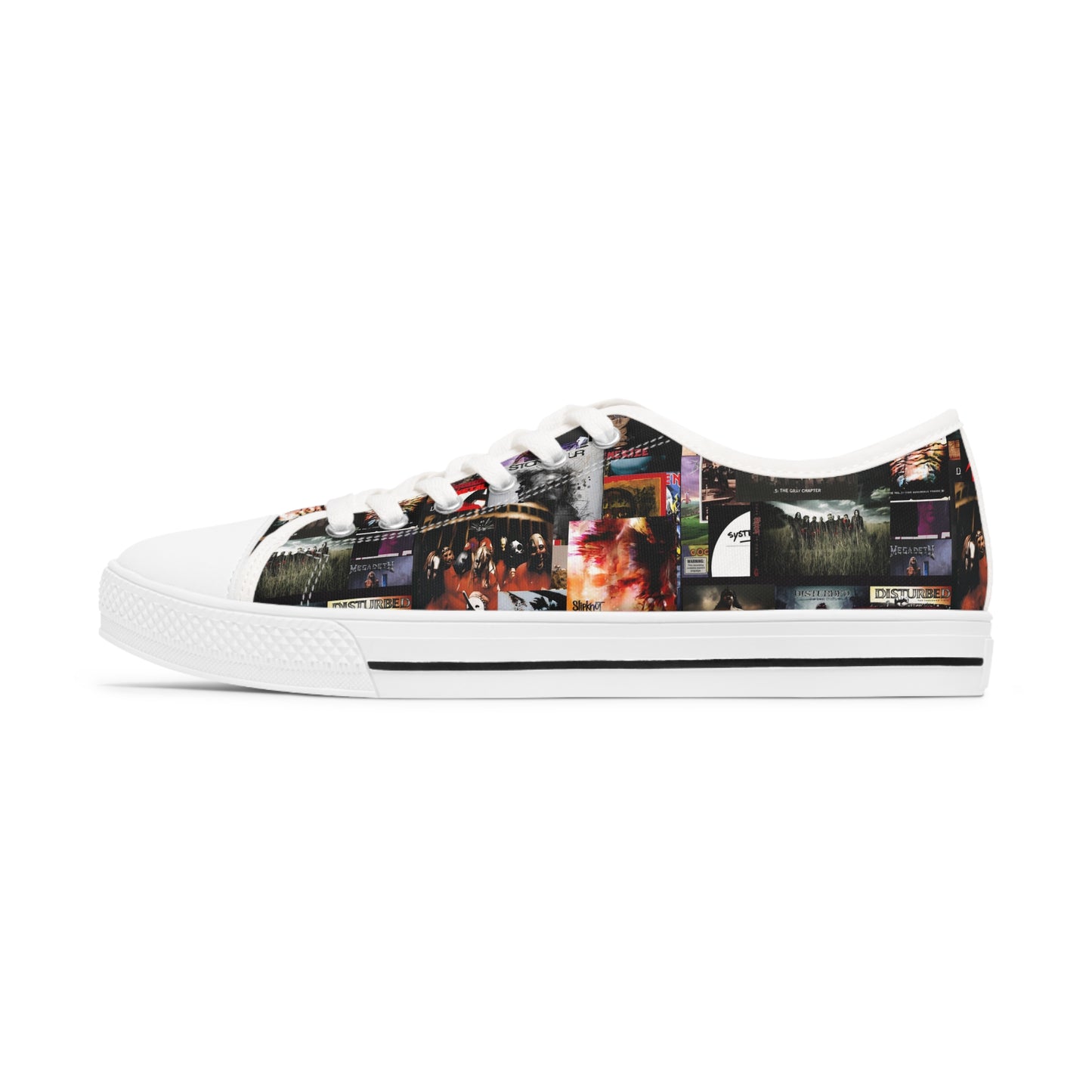 Slipknot Chaotic Album Art Collage Women's Low Top Sneakers