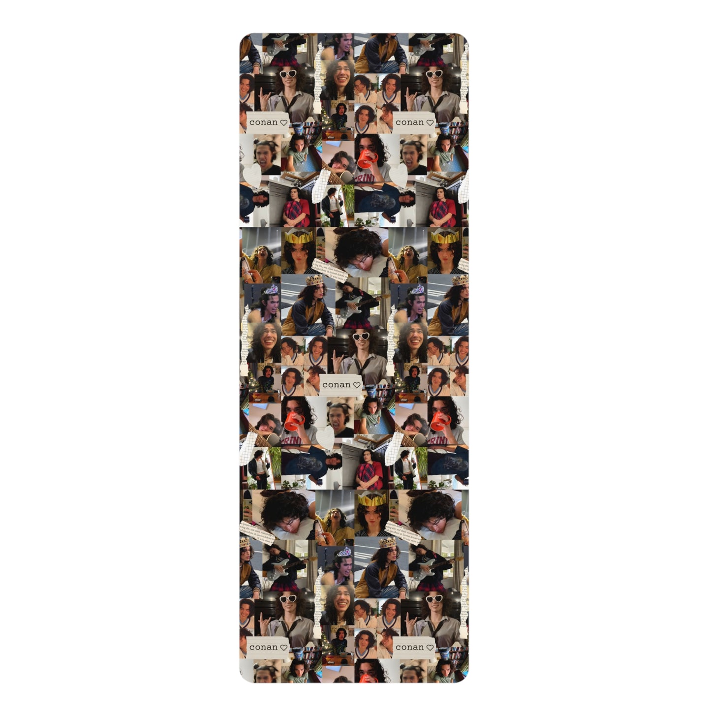 Conan Grey Being Cute Photo Collage Rubber Yoga Mat