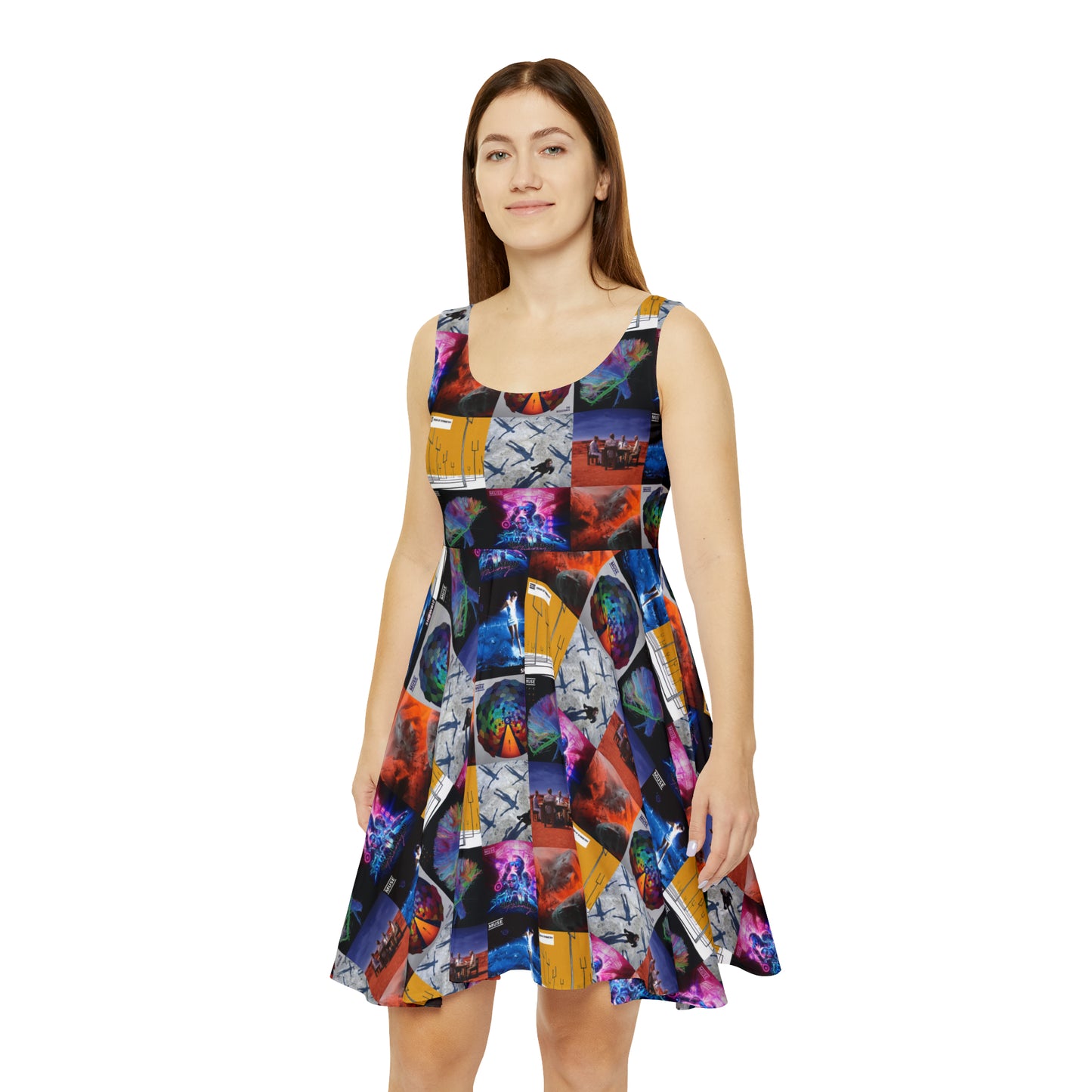 Muse Album Cover Collage Women's Skater Dress