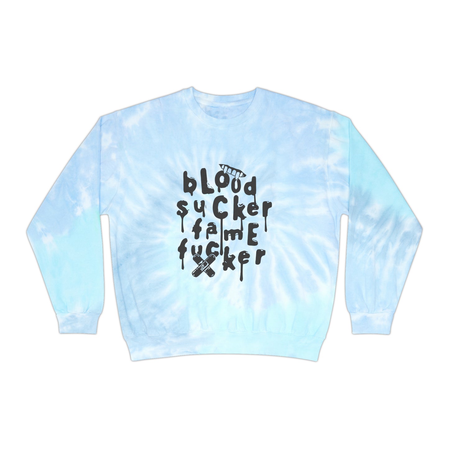 Olivia Rodrigo Blood Sucker Fame Fucker Unisex Tie-Dye Sweatshirt