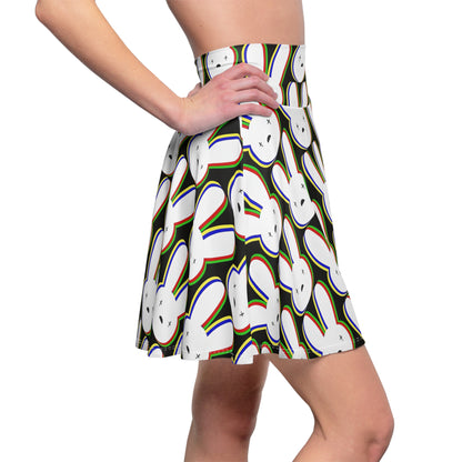 Bad Bunny Logo Pattern Women's Skater Skater Skirt