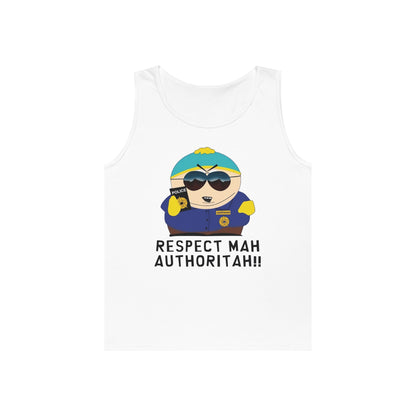 South Park Cartman Respect Mah Autheritah! Unisex Heavy Cotton Tank Top