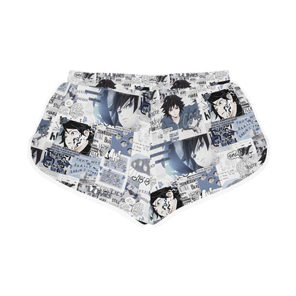 Demon Slayer Giyu Aesthetic Collage Women's Relaxed Shorts