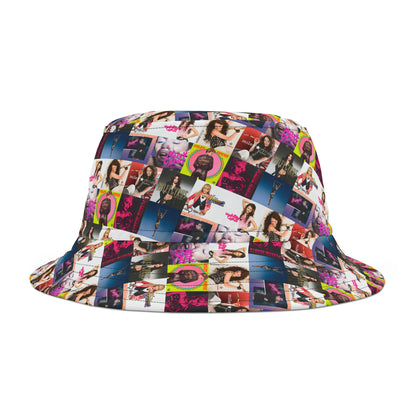 Miley Cyrus Album Cover Collage Bucket Hat