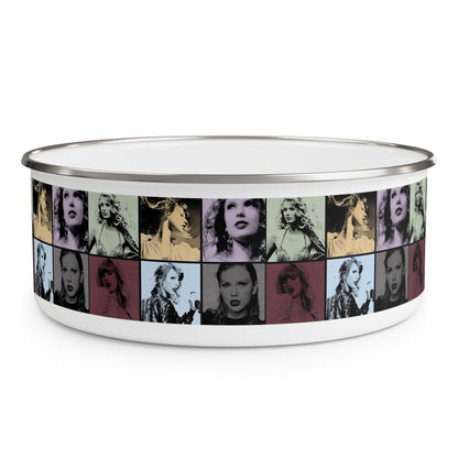 Taylor Swift Eras Collage Enamel Bowl