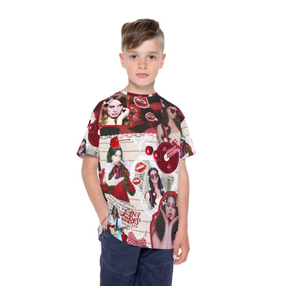 Lana Del Rey Cherry Coke Collage Kids Sports Jersey