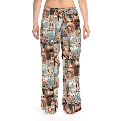 Sabrina Carpenter Peachy Princess Collage Women's Pajama Pants