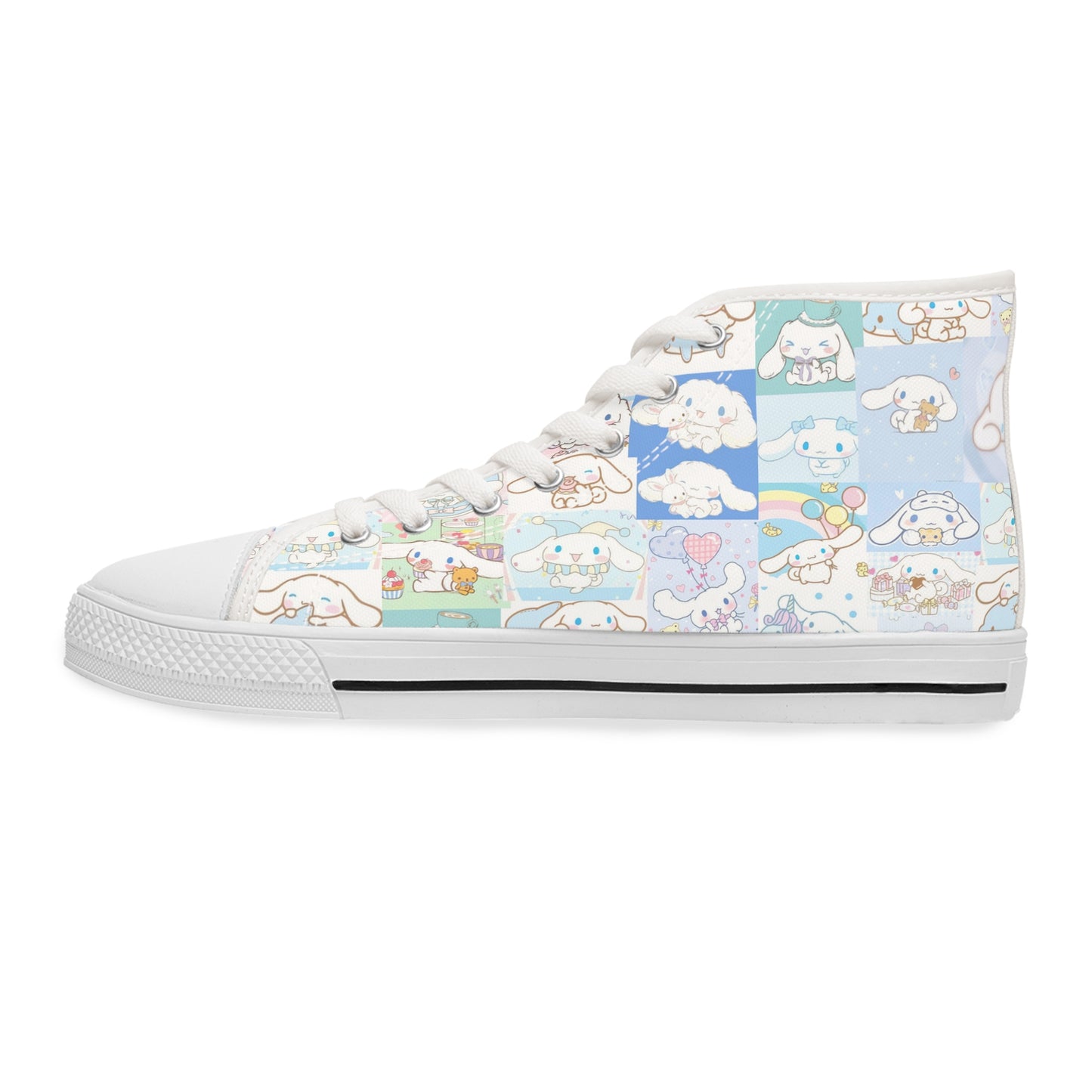 Cinnamoroll Cartoon Collage Women's High Top Sneakers