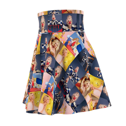 Katy Perry Smile Mosaic Women's Skater Skirt