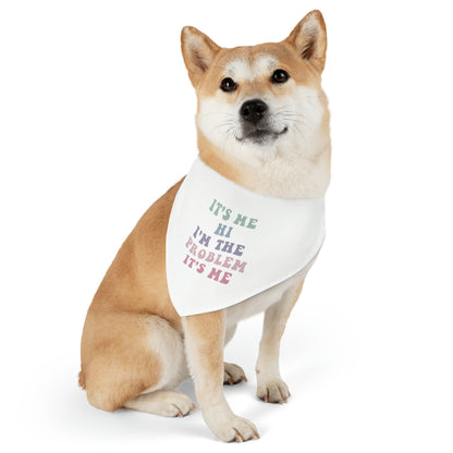 Taylor Swift It's Me Hi Pet Bandana Collar