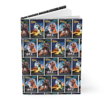 Back To The Future Movie Posters Collage Hardcover Journal