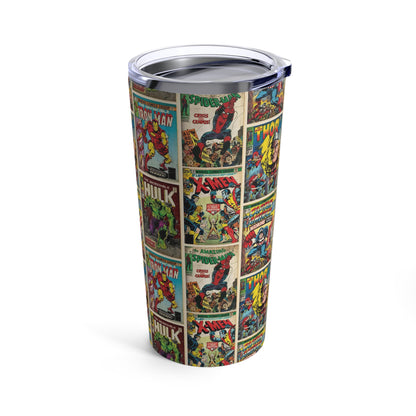 Marvel Comic Book Cover Collage 20oz Tumbler