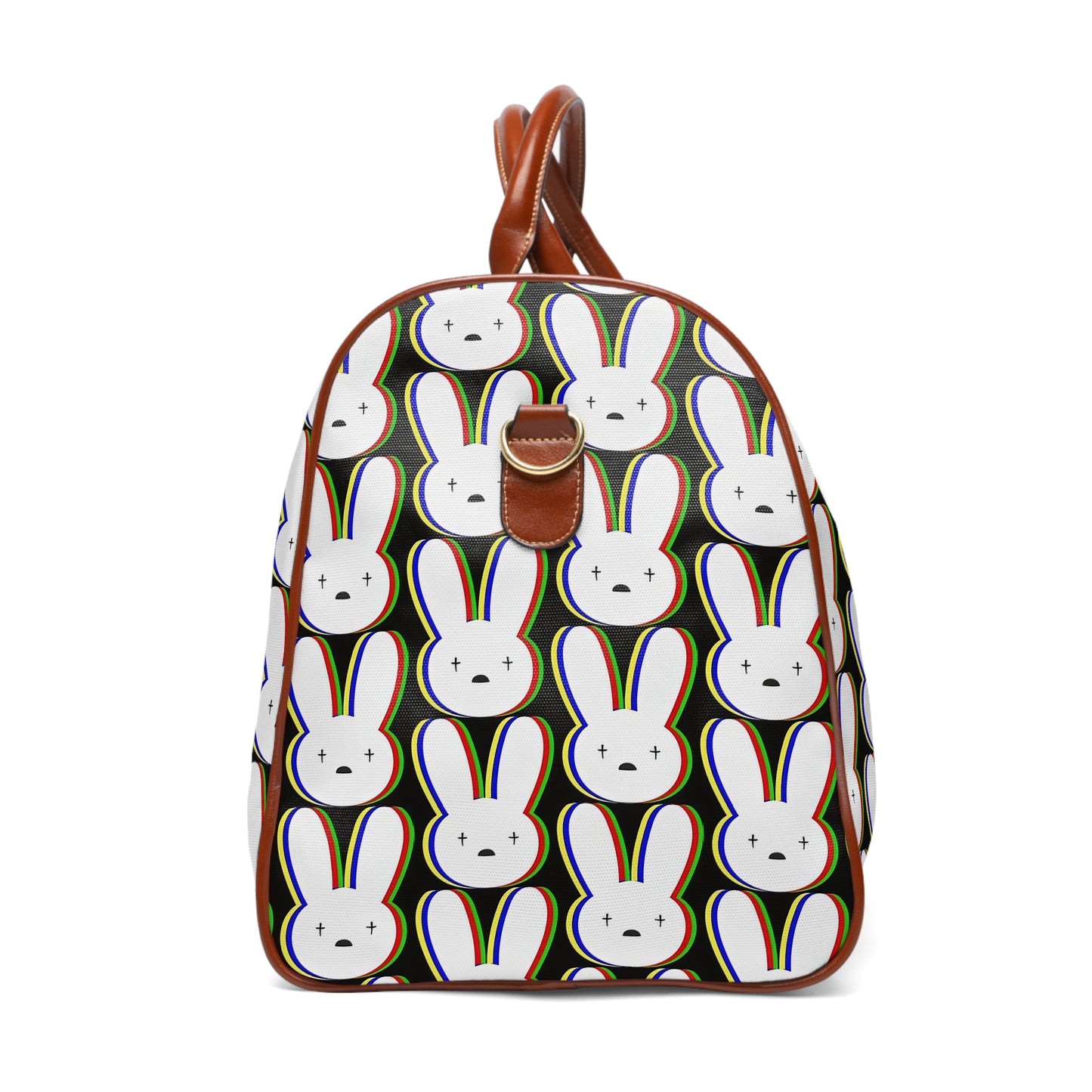 Bad Bunny Logo Pattern Waterproof Travel Bag