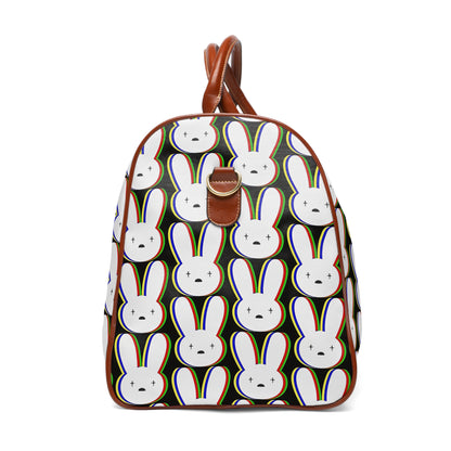 Bad Bunny Logo Pattern Waterproof Travel Bag