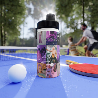 Ava Max Belladonna Photo Collage Stainless Steel Water Bottle with Sports Lid