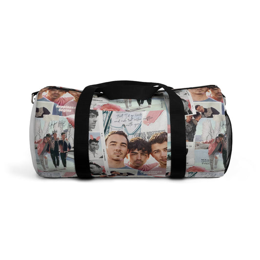 Jonas Brothers Happiness Begins Collage Duffel Bag