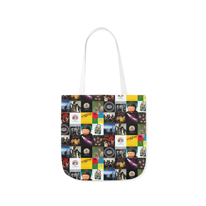 Queen Album Cover Collage Polyester Canvas Tote Bag