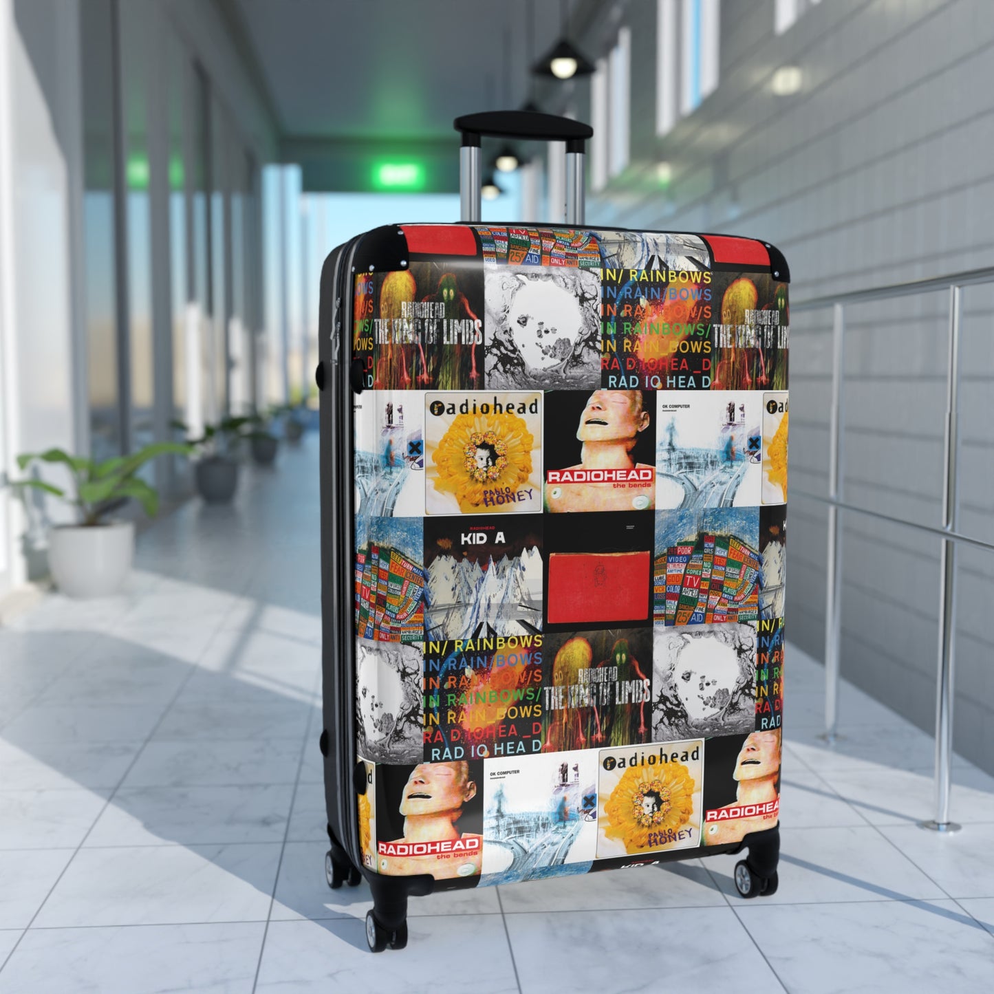 Radiohead Album Cover Collage Suitcase