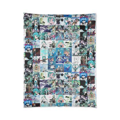 Hatsune Miku Album Cover Collage Comforter