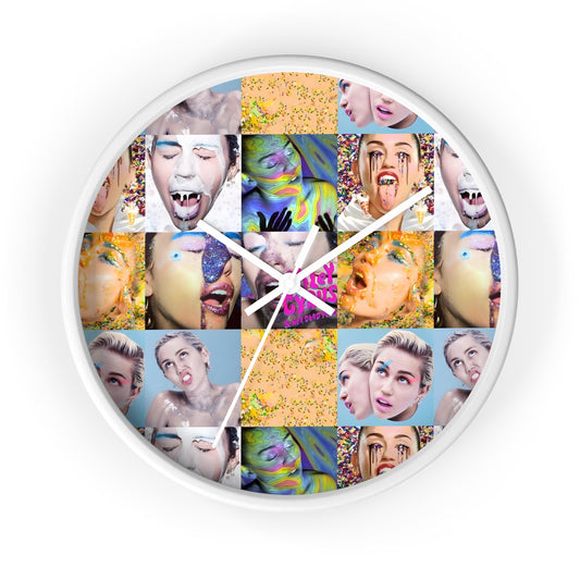 Miley Cyrus & Her Dead Petz Mosaic Wall Clock