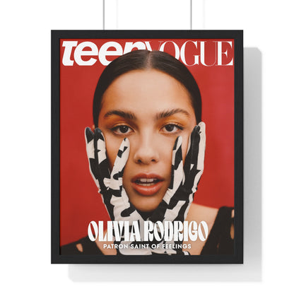 Olivia Rodrigo Teen Vogue Magazine Cover Framed Print