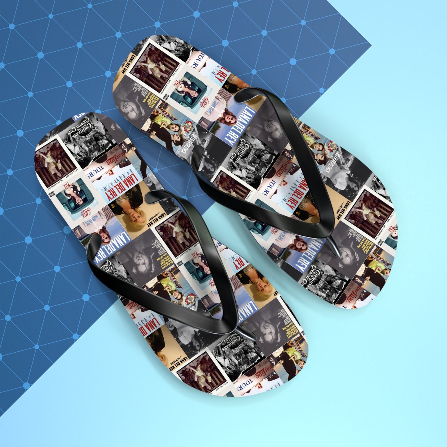 Lana Del Rey Album Cover Collage Flip Flops