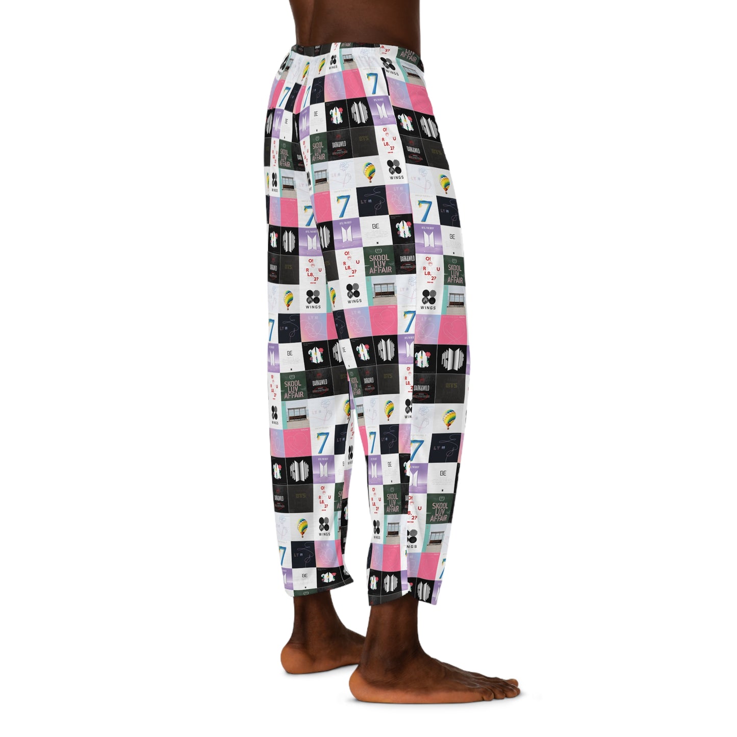 BTS Album Cover Art Collage Men's Pajama Pants