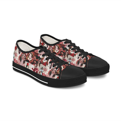 Lana Del Rey Cherry Coke Collage Women's Low Top Sneakers