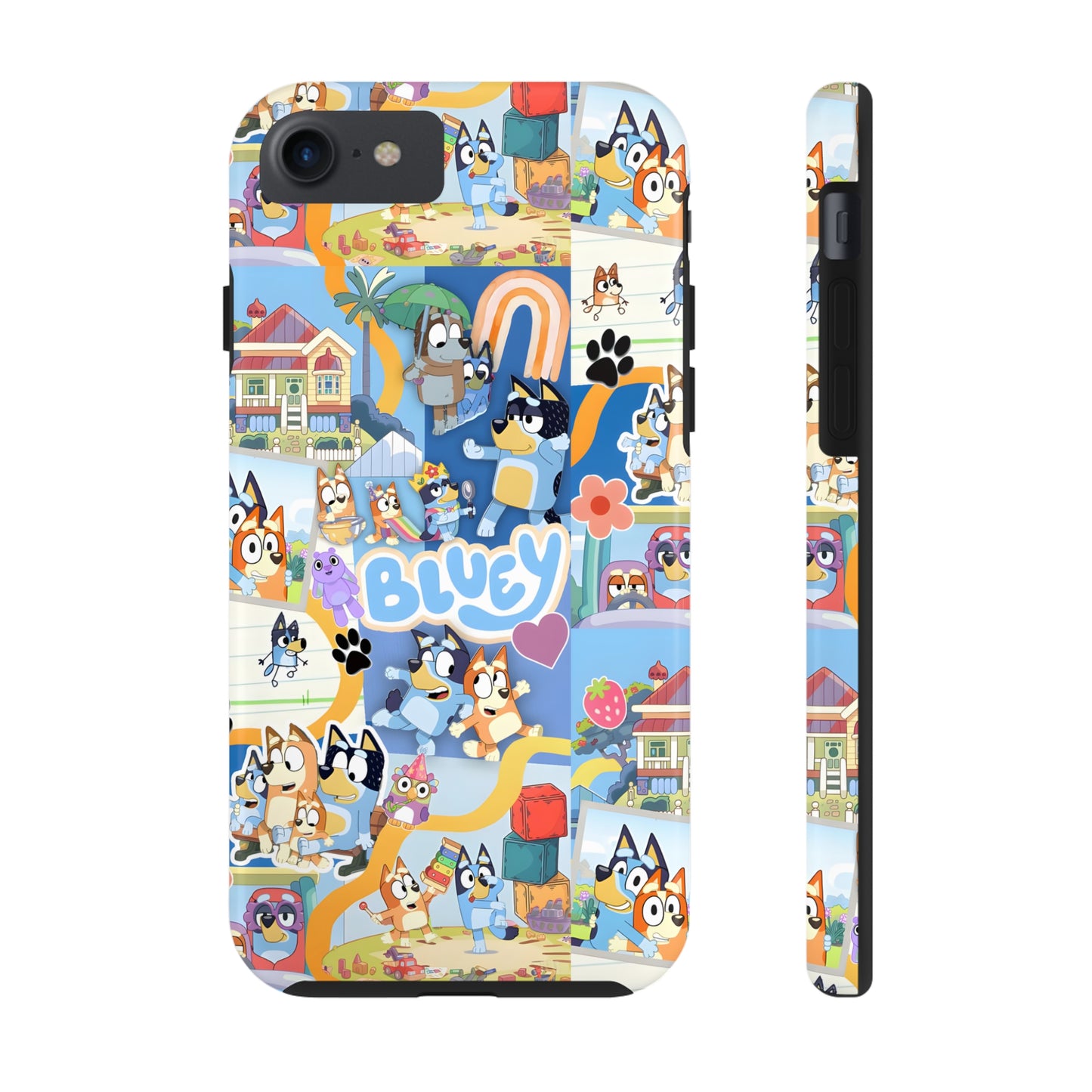 Bluey Playtime Collage Tough Phone Cases