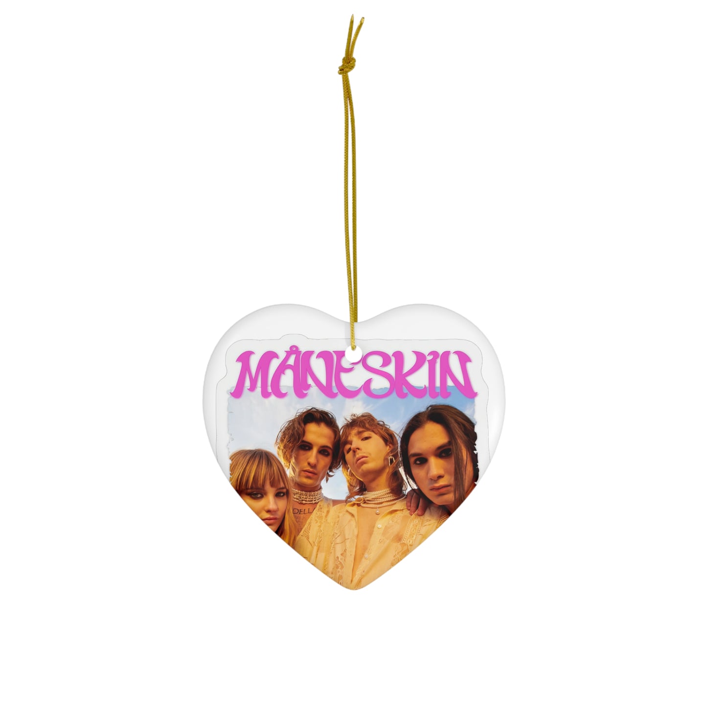 Måneskin Group Photo Ceramic Ornament