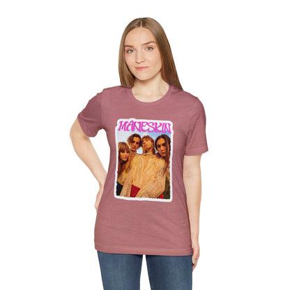 Måneskin Group Photo Unisex Jersey Short Sleeve Tee Shirt