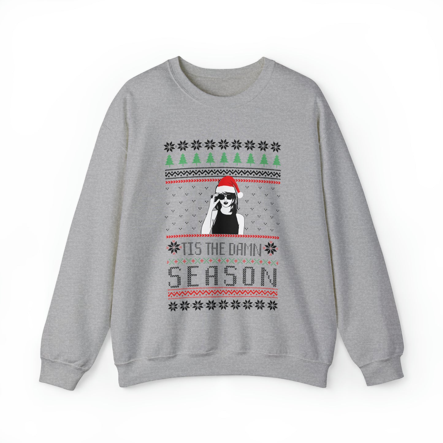 Taylor Swift 'Tis The Damn Season Unisex Heavy Blend Crewneck Sweatshirt