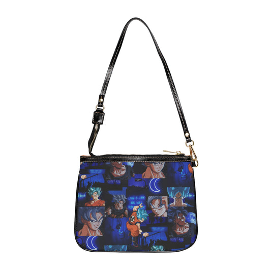 Dragon Ball Z Saiyan Moonlight Collage Small Shoulder Bag